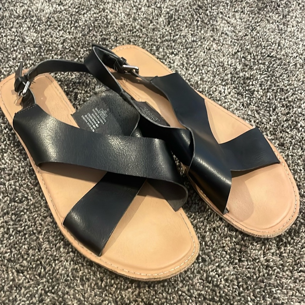 Black sandals